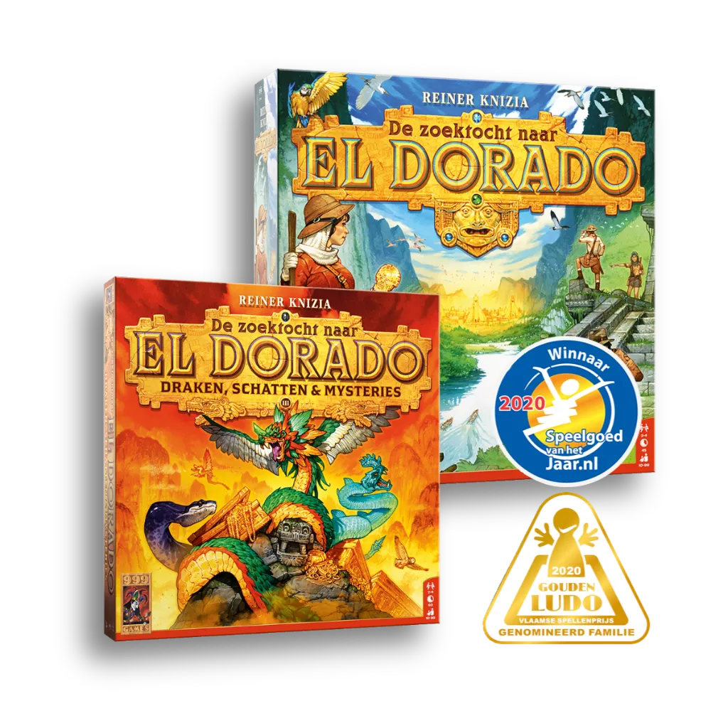 De zoektocht naar El Dorado: Basis spel en Draken, Schatten en Mysteries Bundel